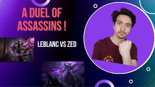 A Duel of Assassins! Leblanc vs Zed mid - 9/1/6