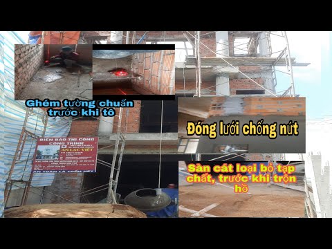 Kinh nghiệm xây nhà phố chất lượng, chống nứt, lỗi nứt tường phổ biến nhất thường gặp. AN LẠC VIỆT