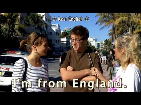 Real English®   3 b   What's your name Can you spell it Where are you from   2011 Update1