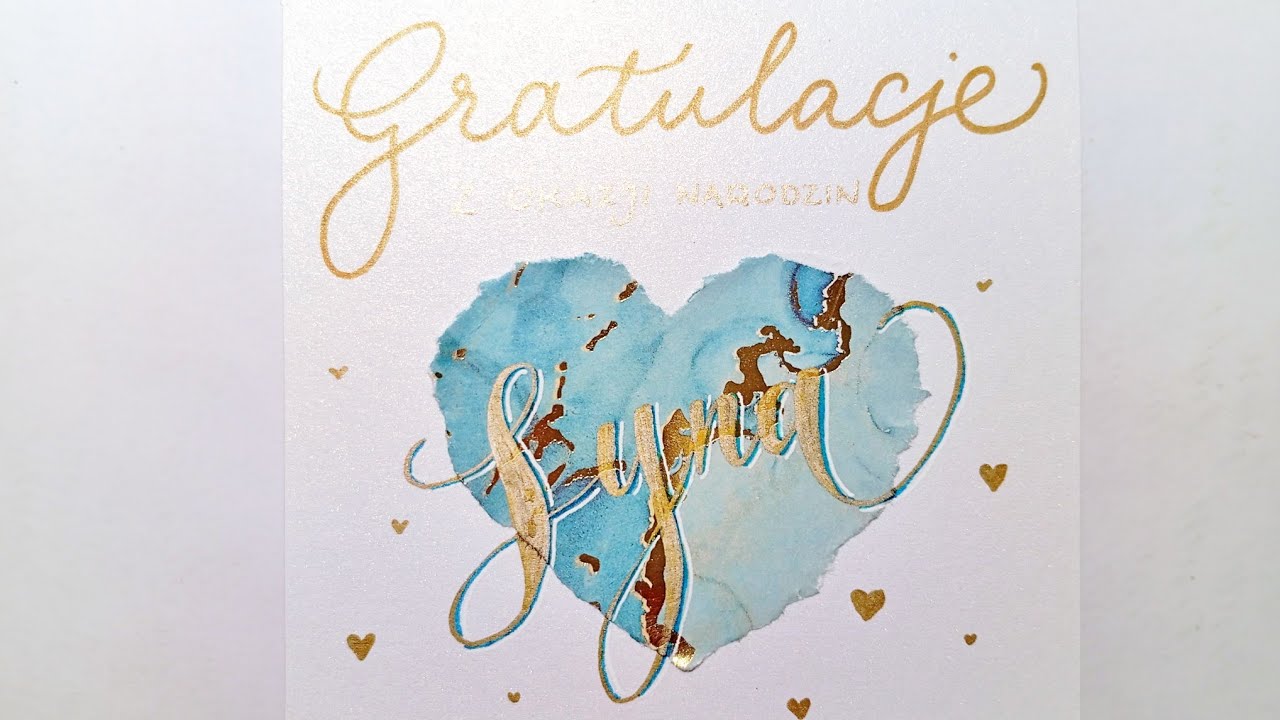 Życzenia na narodziny Syna