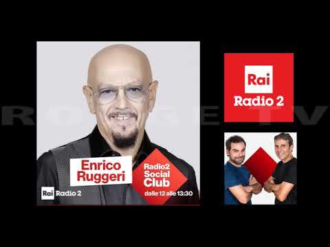 Enrico Ruggeri presenta UNA STORIA DA CANTARE a Radio2 Social Club - 2019
