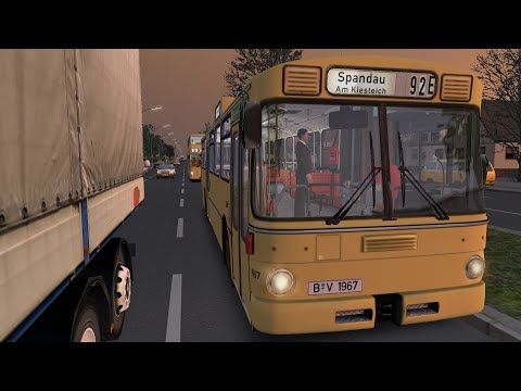 Omsi 2 Addon Berlin-Spandau 1986 - Route 92E Am Omnibushof - Seeburger Str - Im. Spektefeld (PC)