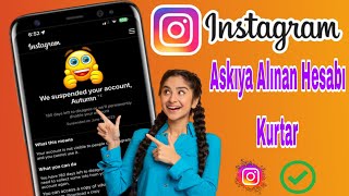 Instagram Askıya Alınmış Hesap Kurtarma 2025, Yeni Yöntem 2025 Nasıl D