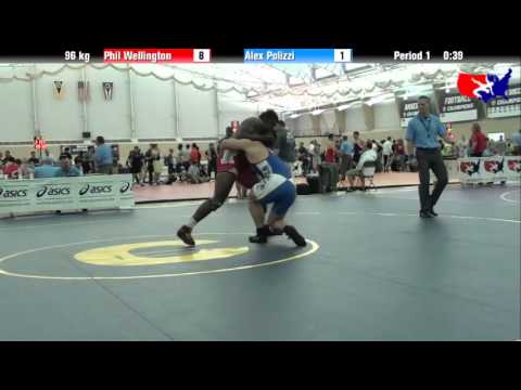 Phil Wellington vs. Alex Polizzi at 2013 ASICS University Nationals - FS