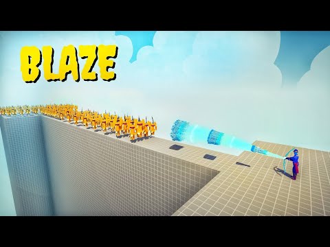 100x MINECRAFT BLAZE🔥 vs EVERY GOD - Totally Accurate Battle Simulator TABS