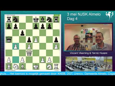 NJSK 2023 Dag 4  | Livestream commentaar 3 mei met Toernooidirecteur Y.Husers en FM Tim Grutter
