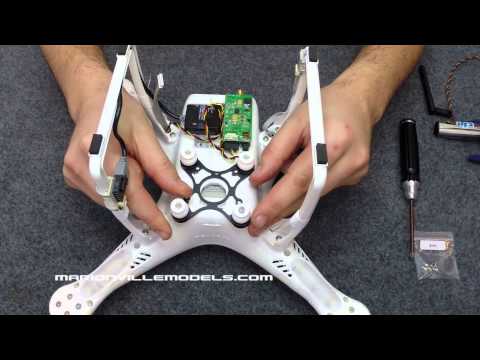 How to fit Zenmuse H3-3D gimbal with anti interference filter to Dji Phantom 2