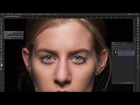 Szybki retusz portretu w Adobe Photoshop - timelapse - Mateusz Bortlik