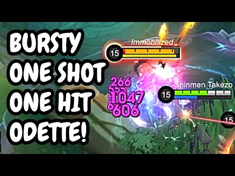 Nobody Can Handle Odette's Huge Bursts, Of Magic Damage | Mobile Legends Shinmen Takezo