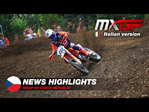 News Highlights in Italian | MXGP of Czech Republic 2021