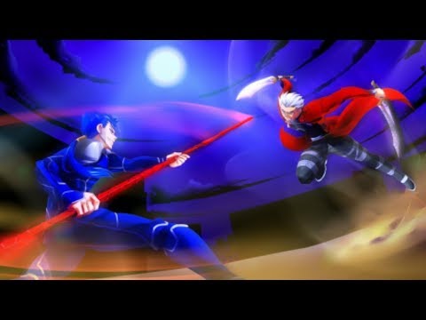 Fate/Stay Night UBW Lancer vs Archer All Fights - Riot