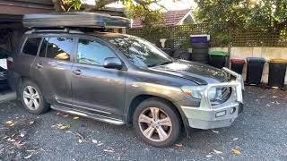 Toyota Highlander Kluger alarm going off? Check your hood or bonnet latch alarm switch!