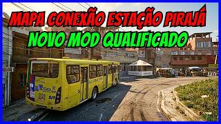 🔴Gameplay Mapa Conexão Estação Pirajá | Novo Mod Caio Apache Vip III MB 1721 | Proton Bus Simulator