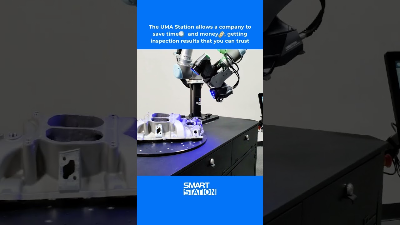UMA Smart Station is the perfect inspection device. 🔥#automation #robots #inspection