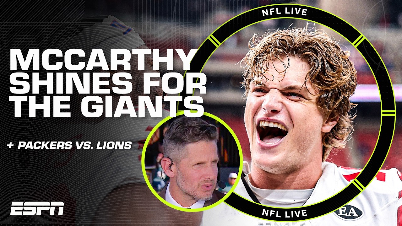 Dan O on J.J. McCarthy’s ‘great fit’ with the Giants 👀 + Packers vs. Lions controversy | NFL Live