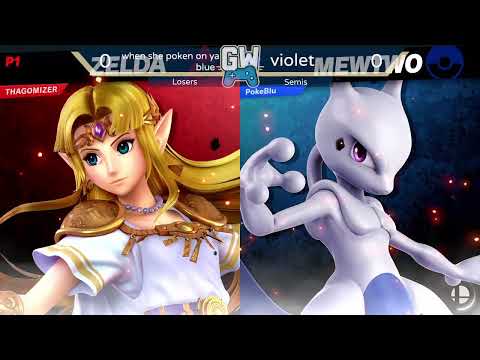 violet [vexel] (Zelda) vs. PokeBlu (Mewtwo) Ultimate Tournament - GWeekly #42 SSBU