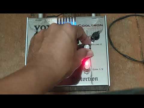 Vox Bulldog Dual Distortion Overdrive Chrome Tube Drive CT-01DS Cooltron Tube Technology MIJ Japan image 9
