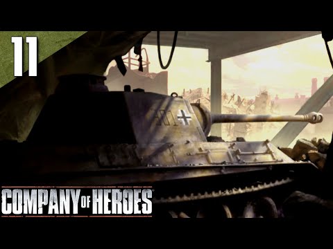 Company of Heroes: 100% (Expert) Walkthrough Part 11 - Hébécrevon (No Commentary)