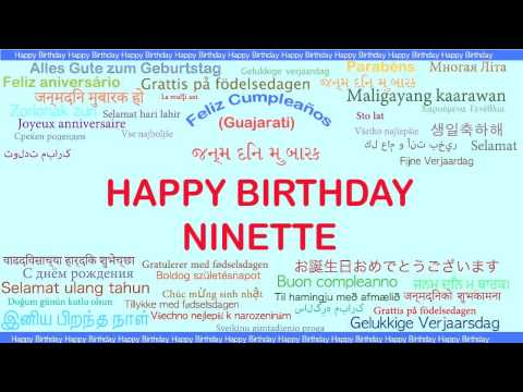 Ninette   Languages Idiomas - Happy Birthday