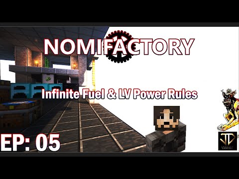 Infinite Fuel & LV Power Rules - JD Plays Nomifactory GTCEu - EP005