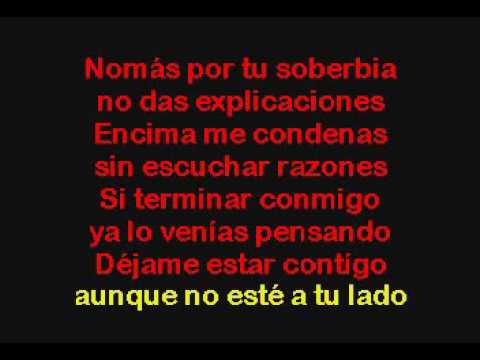 Me Voy A Quitar De En Medio - Pistas De Vicente Fernandez