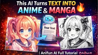 This AI Turns Text Into Anime & Manga 🔥 | Anifun AI Full Tutorial