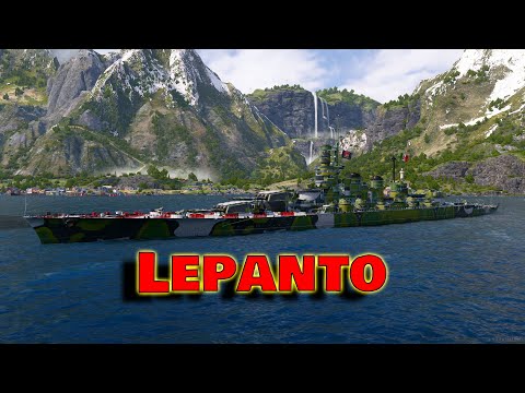 Meet The Lepanto! Tier 8 Italian Battleship (World of Warships Legends)