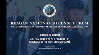 Keynote Luncheon — 2016 Reagan National Defense Forum