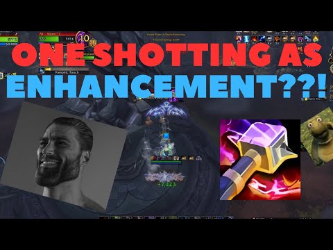 ENHANCEMENT SHAMAN STILL OP IN 10.1?!  🤣 | One Shotting In WoW Dragonflight PvP