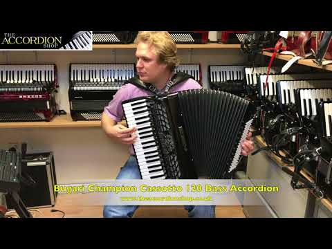 Bugari Champion Cassotto 120 Bass Accordion