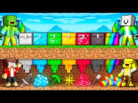 JJ vs Mikey: POOR Friends Robbed RICH Friends in Minecraft - Maizen