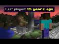 Exploring Forgotten Minecraft Worlds