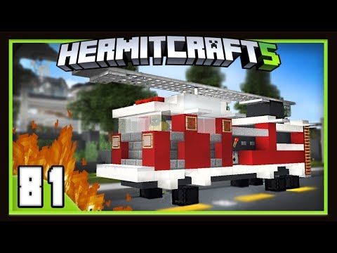 HermitCraft Season 5:  Building Realistic Vehicle Designs!  (Minecraft 1.12)