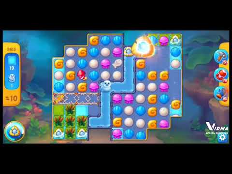 Fishdom. 9615 level no boosters and diamonds. 19 moves