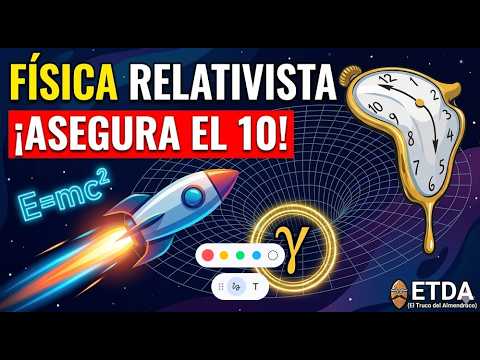 FÍSICA RELATIVISTA desde CERO para EBAU 🚀 | Teoría, Ejercicios y Factor de Lorentz | ETDA