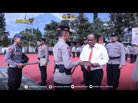POLRES BATU GELAR UPACARA KESADARAN NASIONAL