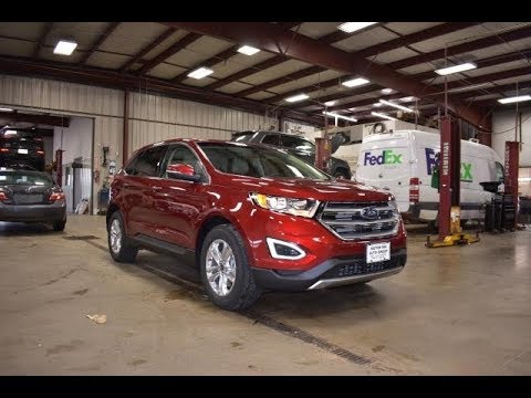2018 Ruby Red Metallic Ford Edge SEL AWD EcoBoost FT6549 Motor Inn Auto Group