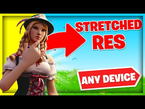 How to get STRETCHED RESOLUTION in Fortnite (XBOX, PS4, PS5, SWITCH, PC)