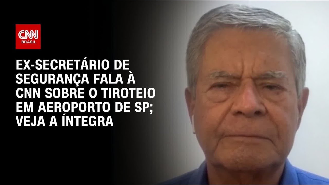 Ex-secretário de Segurança fala à CNN sobre o tiroteio em Aeroporto de SP; Veja a íntegra | ARENA