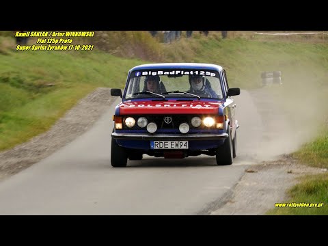 Kamil SAKŁAK / Artur WINKOWSKI - Fiat 125p Proto - Super Sprint Żyraków 17-10-2021