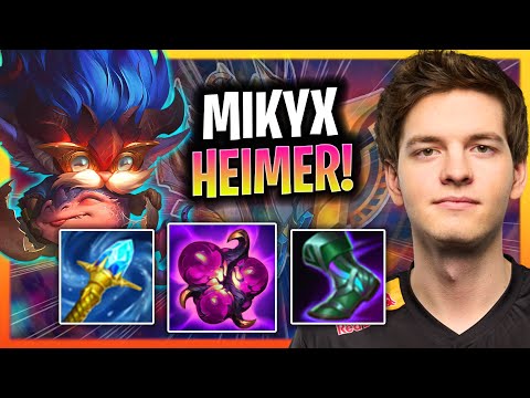 MIKYX TRIES SOME HEIMERDINER! | FNC Mikyx Plays Heimerdinger Support vs Nami!  Season 2025