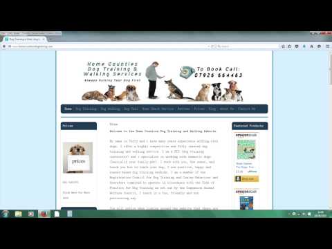 Home Counties Dog Training video.