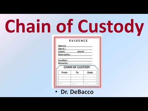image-What is the chain of custody simple definition?