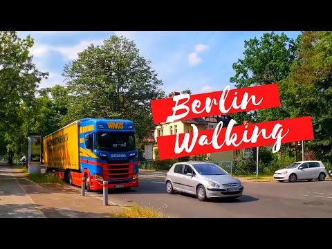 Walking in Zehlendorf, Berlin. Berlin tour. Walking The millionaires' district in Berlin.