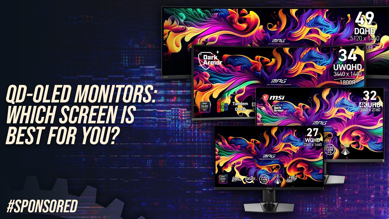 QD-OLED Monitors: The Best PC Upgrade - But Which Is Best For You? [Sponsored]