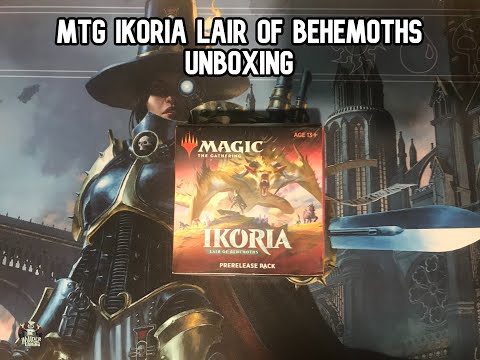 MTG Ikoria Lair of Behemoths Prerelease Pack Unboxing - MYTHICS!