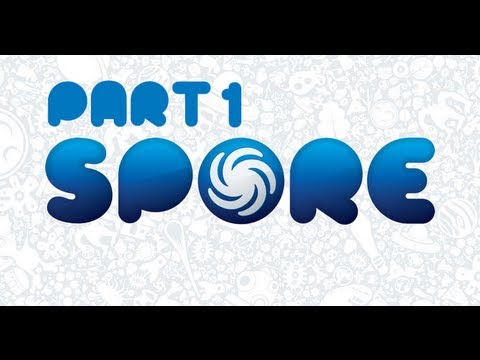 SPORE Walkthrough/Playthrough w/TheRobert428 Part 1 - Eat Or Be Eaten