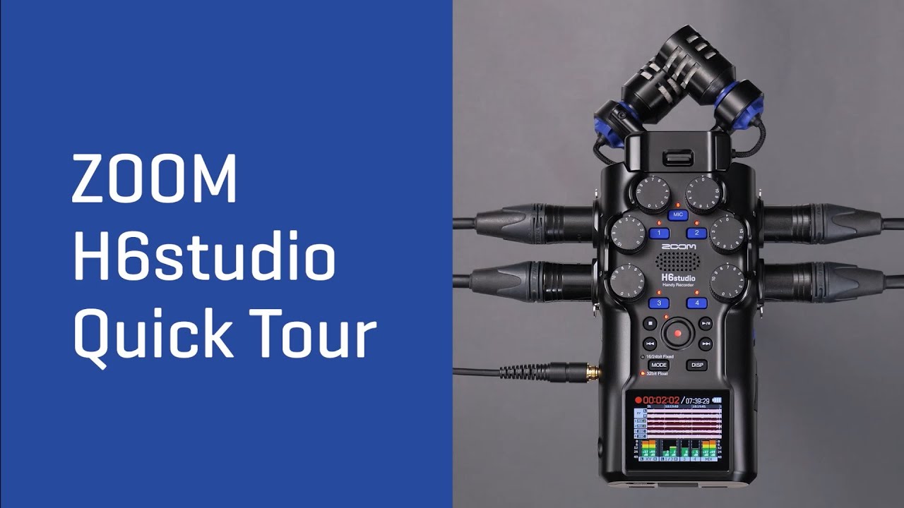 Zoom H6 STUDIO Handy Recorder