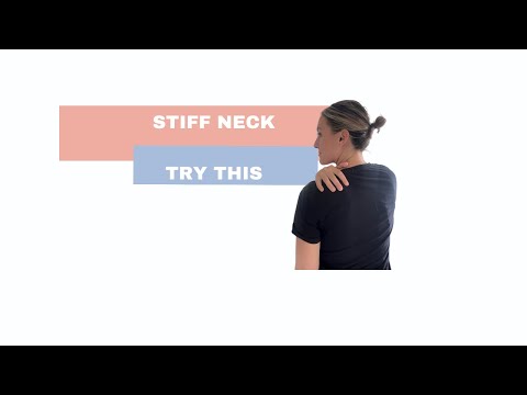 Gehirn-Hack bei steifem Nacken