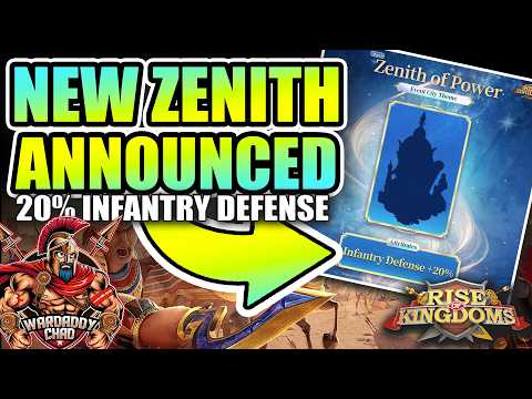 New Zenith City Theme: What Does 20% Infantry Mean In The Meta - Rise of Kingdoms